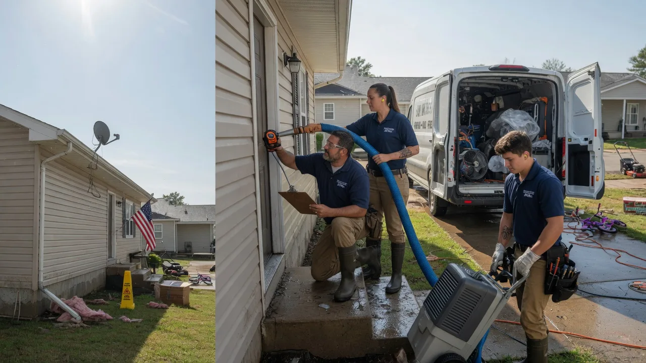 Ceiling Water Damage Restoration in Alma, AR near me